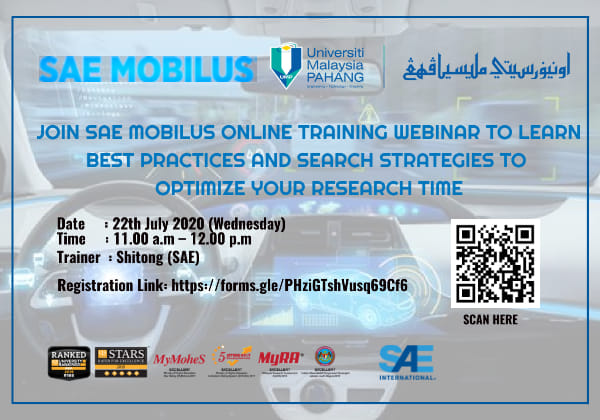 Use Education Programme – SAE Mobilus Online Training (22 July 2020)